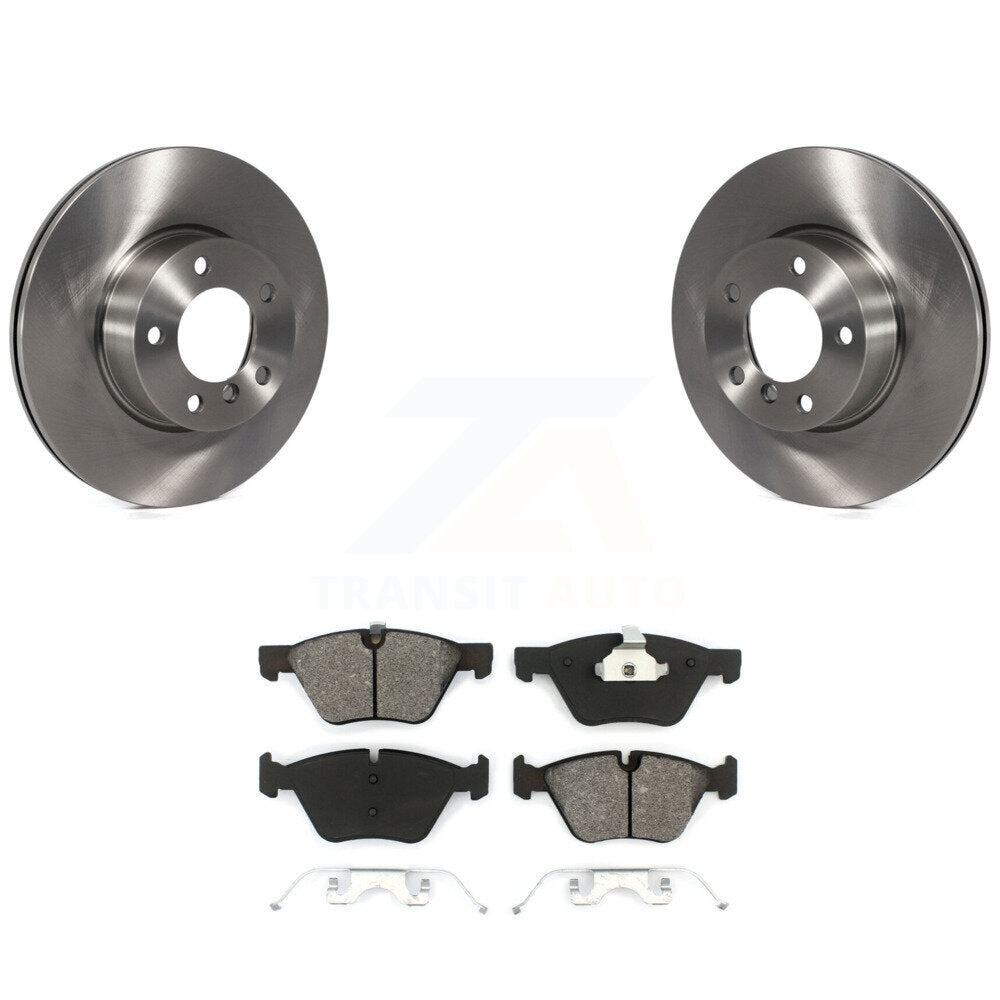 Disc Brake Rotors And Semi-Metallic Pads Front Kit For BMW X1 328xi