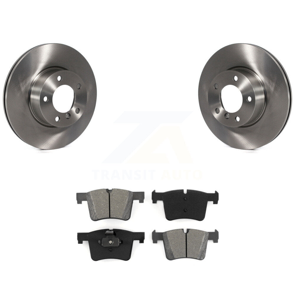 Brake Rotors Semi-Metallic Pad Front Kit For BMW 328i xDrive 330i 320i 428i 328d