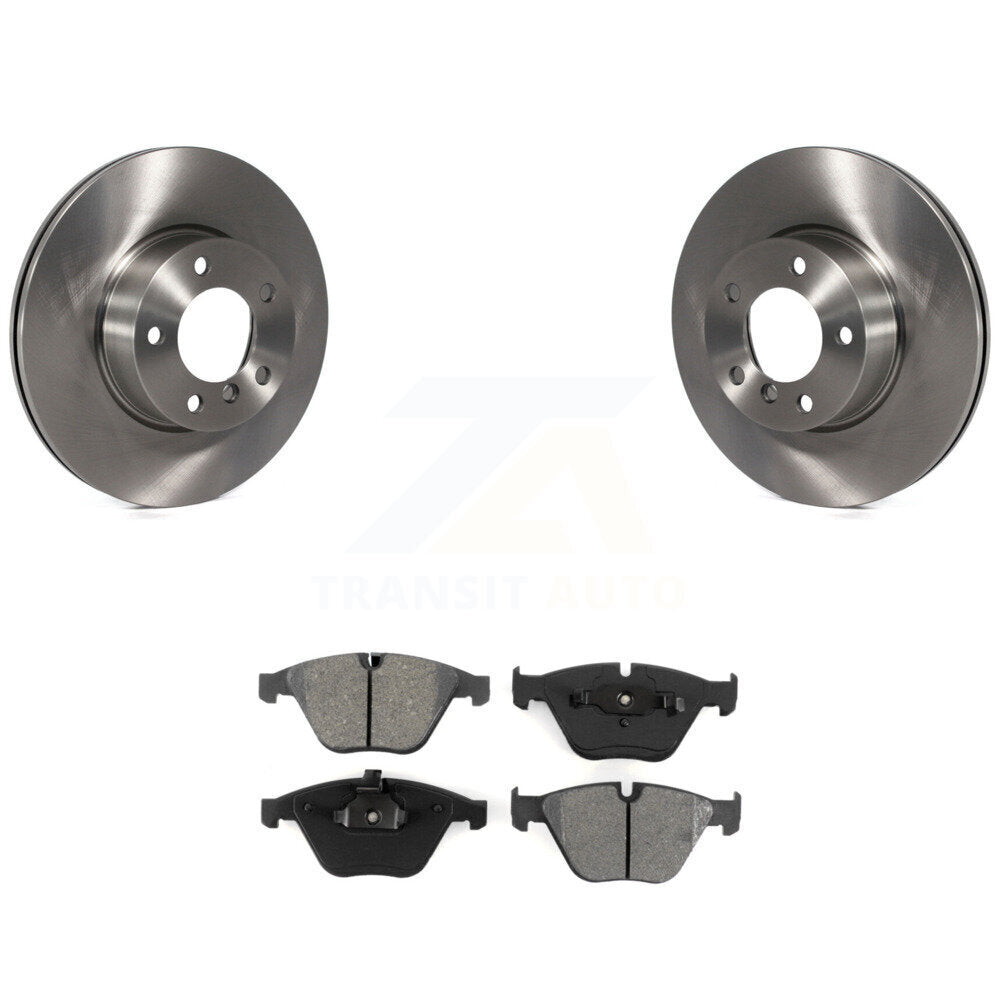 Disc Brake Rotor & Semi-Metallic Pad Front Kit For BMW 328i xDrive 323i X1 328xi