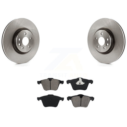 Disc Brake Rotors And Semi-Metallic Pad Front Kit For Volvo XC70 S60 V60 S80 V70