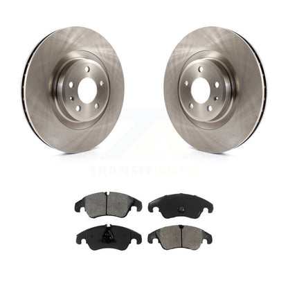 Brake Rotors & Semi-Metallic Pad Front Kit For Audi Q5 A4 Quattro S4 S5 A6 A7 A5