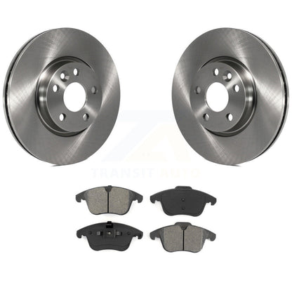 Brake Rotor & Semi-Metallic Pad Front Kit For Volvo Land Rover Range Evoque XC70