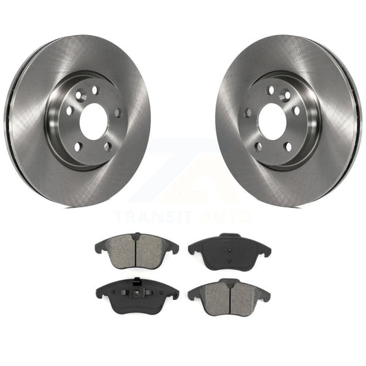 Brake Rotor & Semi-Metallic Pad Front Kit For Volvo Land Rover Range Evoque XC70