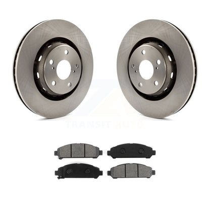 Disc Brake Rotors And Semi-Metallic Pads Front Kit For 2009-2016 Toyota Venza