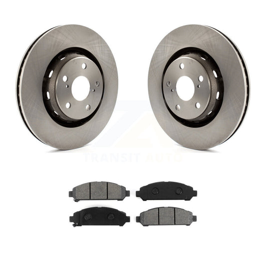 Disc Brake Rotors And Semi-Metallic Pads Front Kit For 2009-2016 Toyota Venza