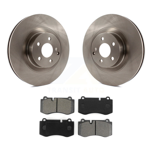 Brake Rotors Semi-Metallic Pad Front Kit For Mercedes-Benz S550 S450 SL550 CL550