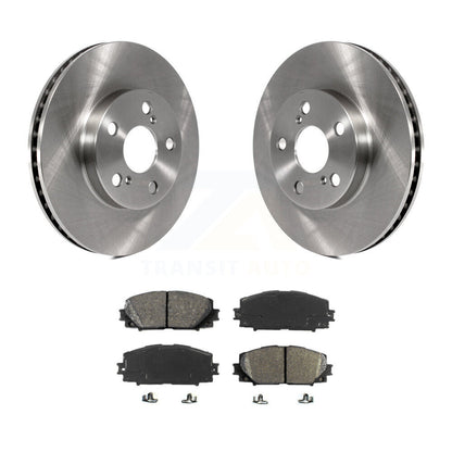 Brake Rotors & Semi-Metallic Pad Front Kit For Toyota Prius Lexus CT200h Plug-In