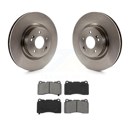 Disc Brake Rotors And Semi-Metallic Pads Front Kit For Hyundai Genesis Coupe