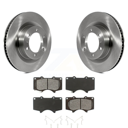 Brake Rotor Semi-Metallic Pad Front Kit For 2010-2023 Toyota 4Runner Lexus GX460
