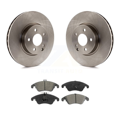 Brake Rotors & Semi-Metallic Pad Front Kit For Mercedes-Benz C300 E350 C350 E400