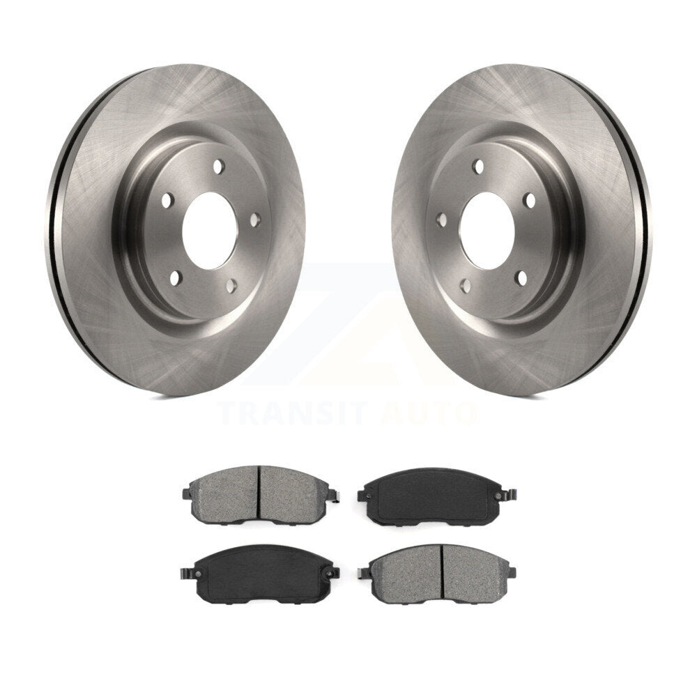 Disc Brake Rotors And Semi-Metallic Pads Front Kit For Nissan Sentra Juke