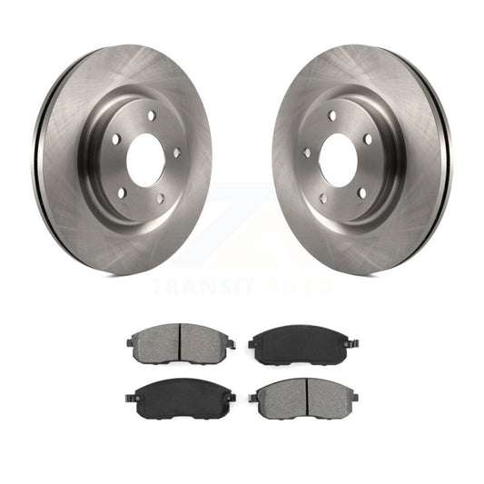 Disc Brake Rotors And Semi-Metallic Pads Front Kit For Nissan Sentra Juke