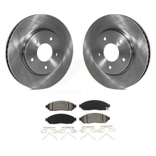 Brake Rotor And Semi-Metallic Pad Front Kit For Nissan NV200 LEAF Chevrolet City