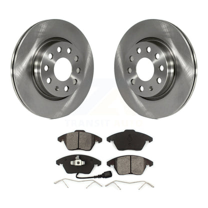 Disc Brake Rotors Semi-Metallic Pad Front Kit For Volkswagen GTI Audi A3 Quattro