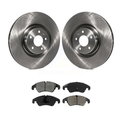 Disc Brake Rotors And Semi-Metallic Pads Front Kit For Audi A6