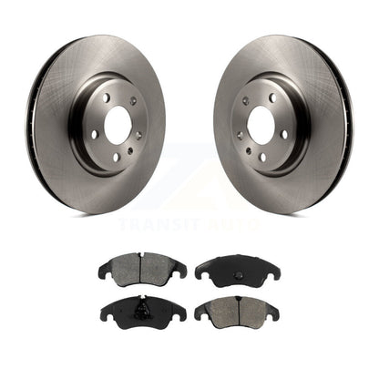 Brake Rotors Semi-Metallic Pad Front Kit For Audi A4 Quattro Q5 A5 allroad A7 S5
