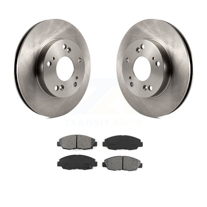 Disc Brake Rotors And Semi-Metallic Pads Front Kit For Honda Civic