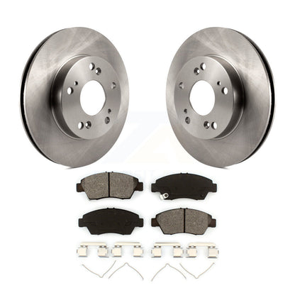 Disc Brake Rotors And Semi-Metallic Pads Front Kit For Honda Civic Acura ILX