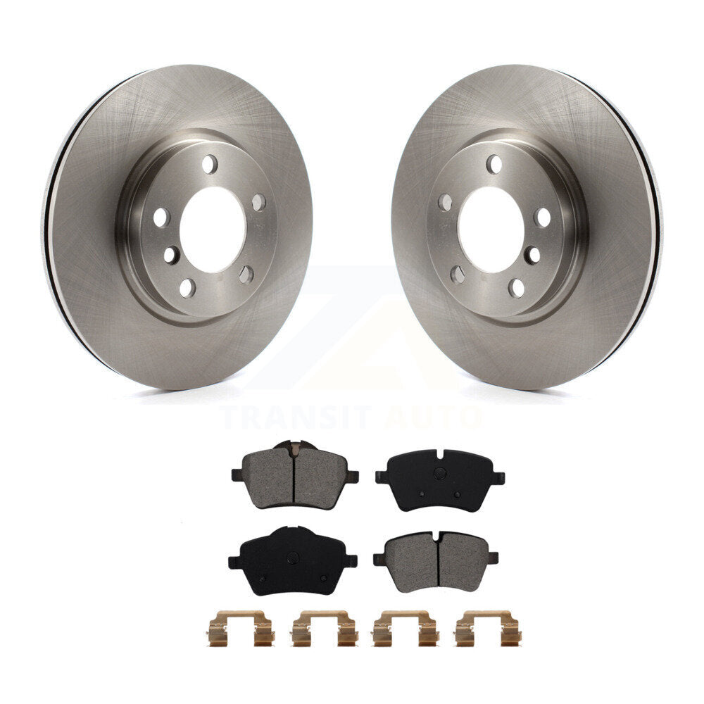 Disc Brake Rotors Semi-Metallic Pad Front Kit For Mini Cooper Countryman Paceman