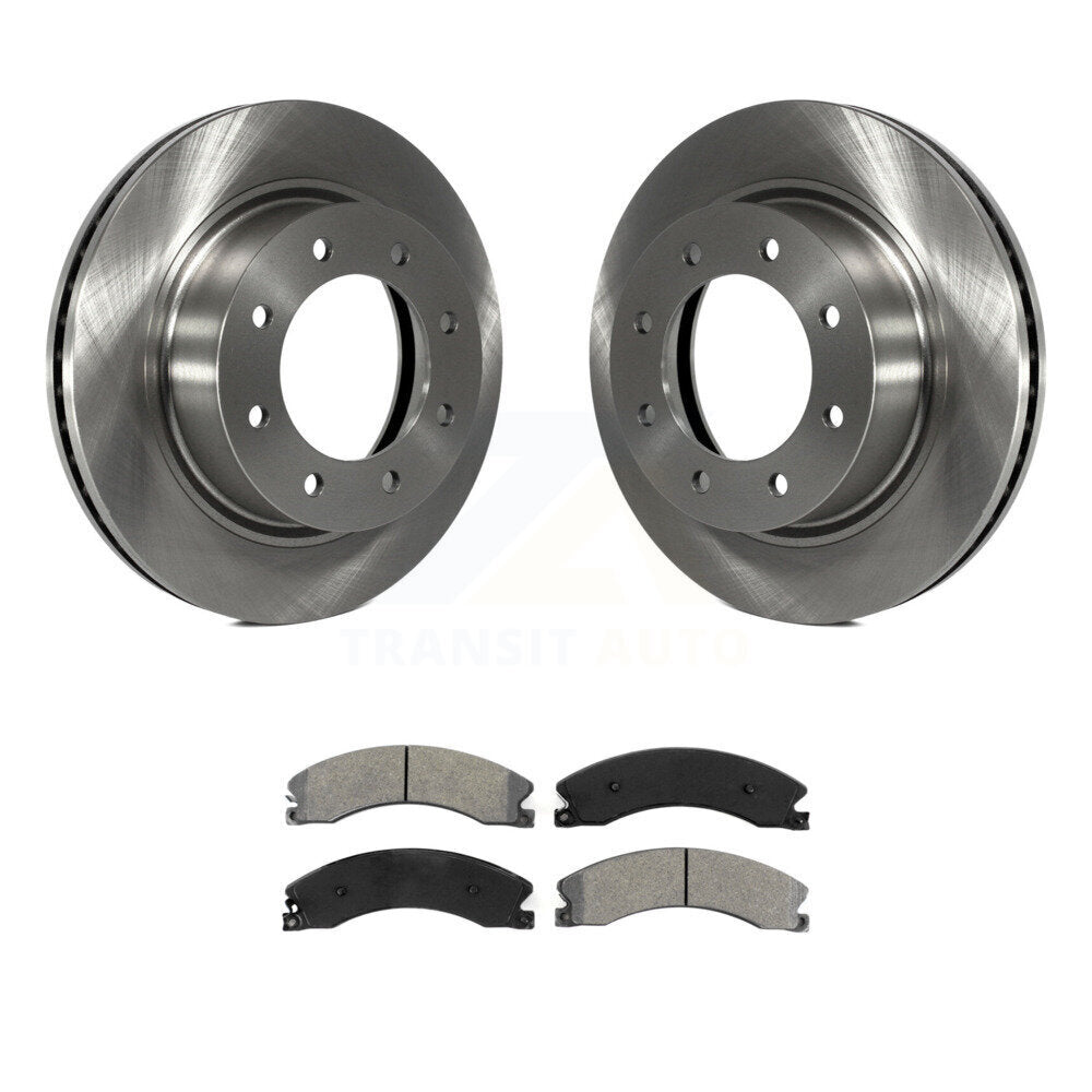 Disc Brake Rotor And Semi-Metallic Pad Front Kit For Nissan NV2500 NV3500 NV1500