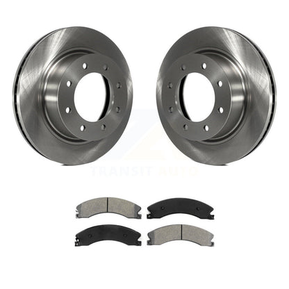 Disc Brake Rotor And Semi-Metallic Pad Front Kit For Nissan NV2500 NV3500 NV1500