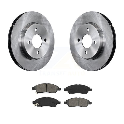 Disc Brake Rotors And Semi-Metallic Pads Front Kit For Nissan Micra Versa Note