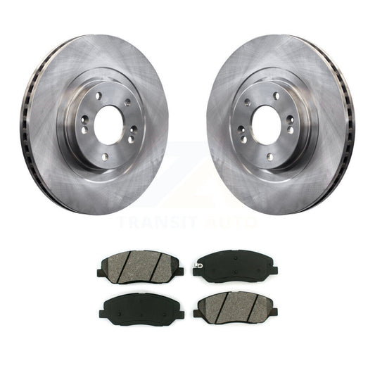 Brake Rotor & Semi-Metallic Pad Front Kit For 2013-2016 Hyundai Santa Fe XL 3.3L