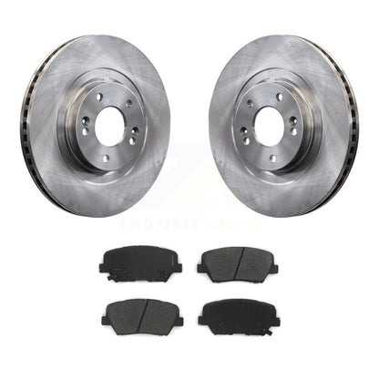 Brake Rotor & Semi-Metallic Pad Front Kit For Kia Sorento Hyundai Santa Fe Sport