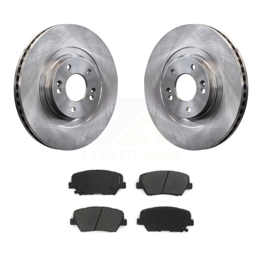Brake Rotor & Semi-Metallic Pad Front Kit For Kia Sorento Hyundai Santa Fe Sport