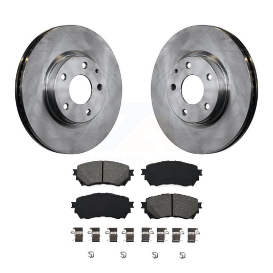 Disc Brake Rotors And Semi-Metallic Pads Front Kit For Mazda 6