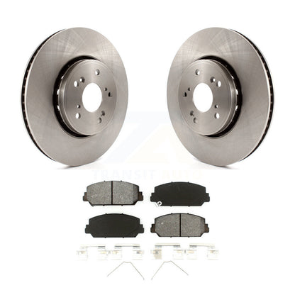Disc Brake Rotors And Semi-Metallic Pads Front Kit For Acura RDX ILX