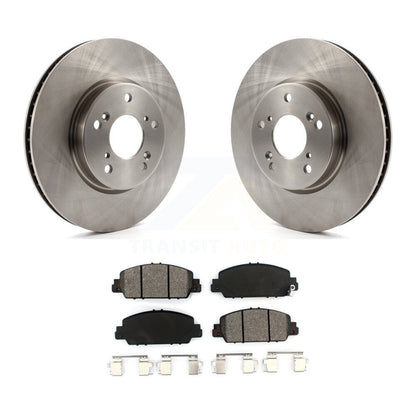Disc Brake Rotors And Semi-Metallic Pads Front Kit For Honda Accord
