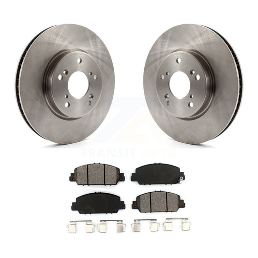Disc Brake Rotors And Semi-Metallic Pads Front Kit For Honda Accord