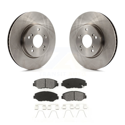 Disc Brake Rotors And Semi-Metallic Pads Front Kit For Honda Civic