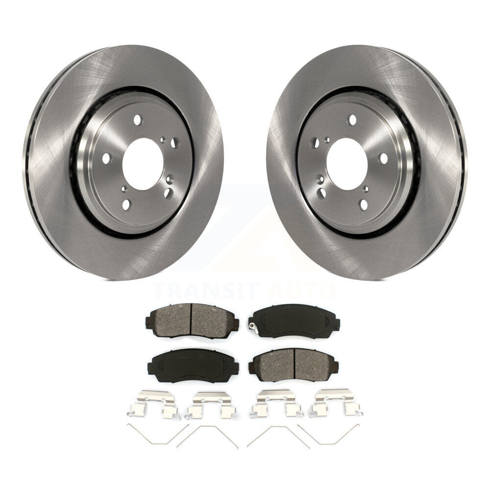 Disc Brake Rotors And Semi-Metallic Pads Front Kit For Honda Odyssey Passport