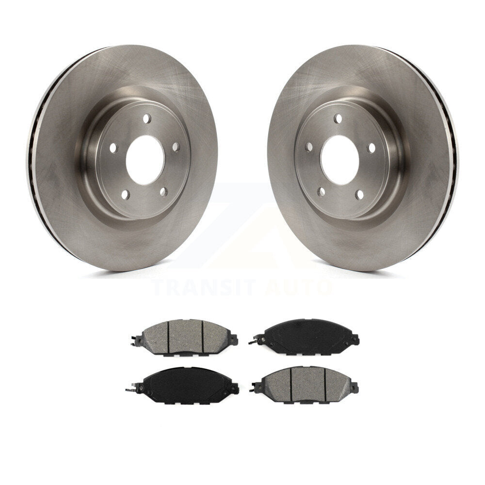 Brake Rotors & Semi-Metallic Pad Front Kit For Nissan Murano Pathfinder INFINITI