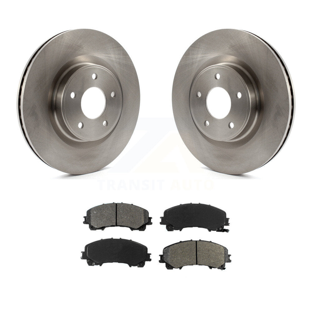 Disc Brake Rotors And Semi-Metallic Pads Front Kit For INFINITI Q50 QX50 Q60