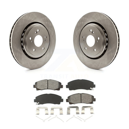 Disc Brake Rotors And Semi-Metallic Pads Front Kit For 2015-2020 Acura TLX