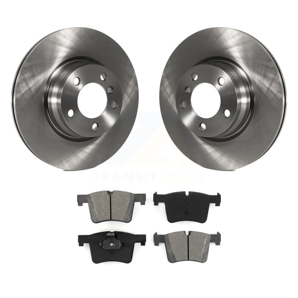 Disc Brake Rotors And Semi-Metallic Pads Front Kit For BMW 328i 330e