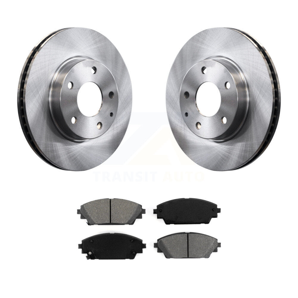 Disc Brake Rotors And Semi-Metallic Pads Front Kit For Mazda 3 CX-3 Sport