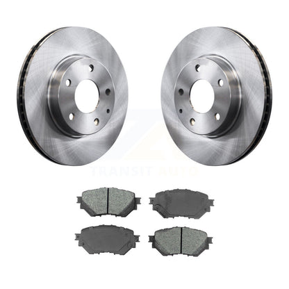 Disc Brake Rotors And Semi-Metallic Pads Front Kit For 2014-2018 Mazda 3 Sport