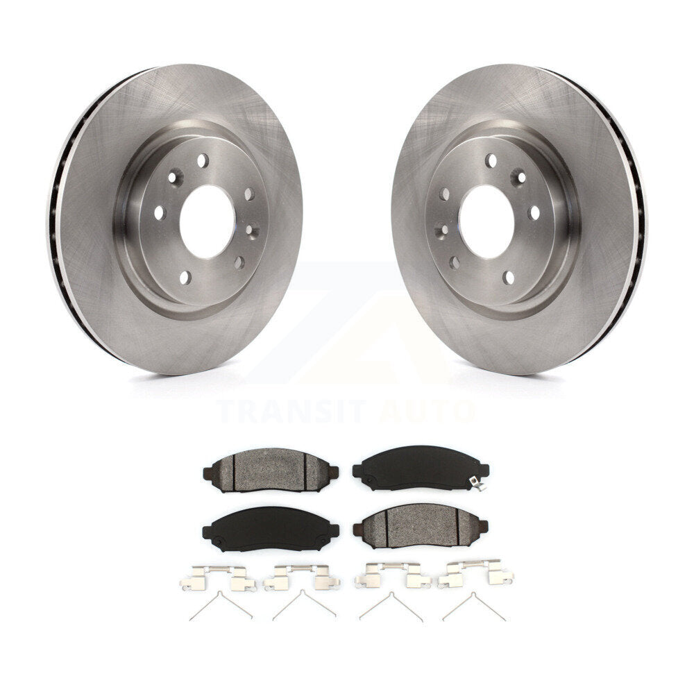 Disc Brake Rotors And Semi-Metallic Pads Front Kit For Nissan LEAF