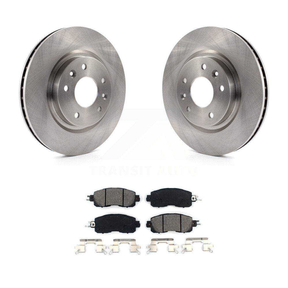 Disc Brake Rotors And Semi-Metallic Pads Front Kit For Nissan LEAF