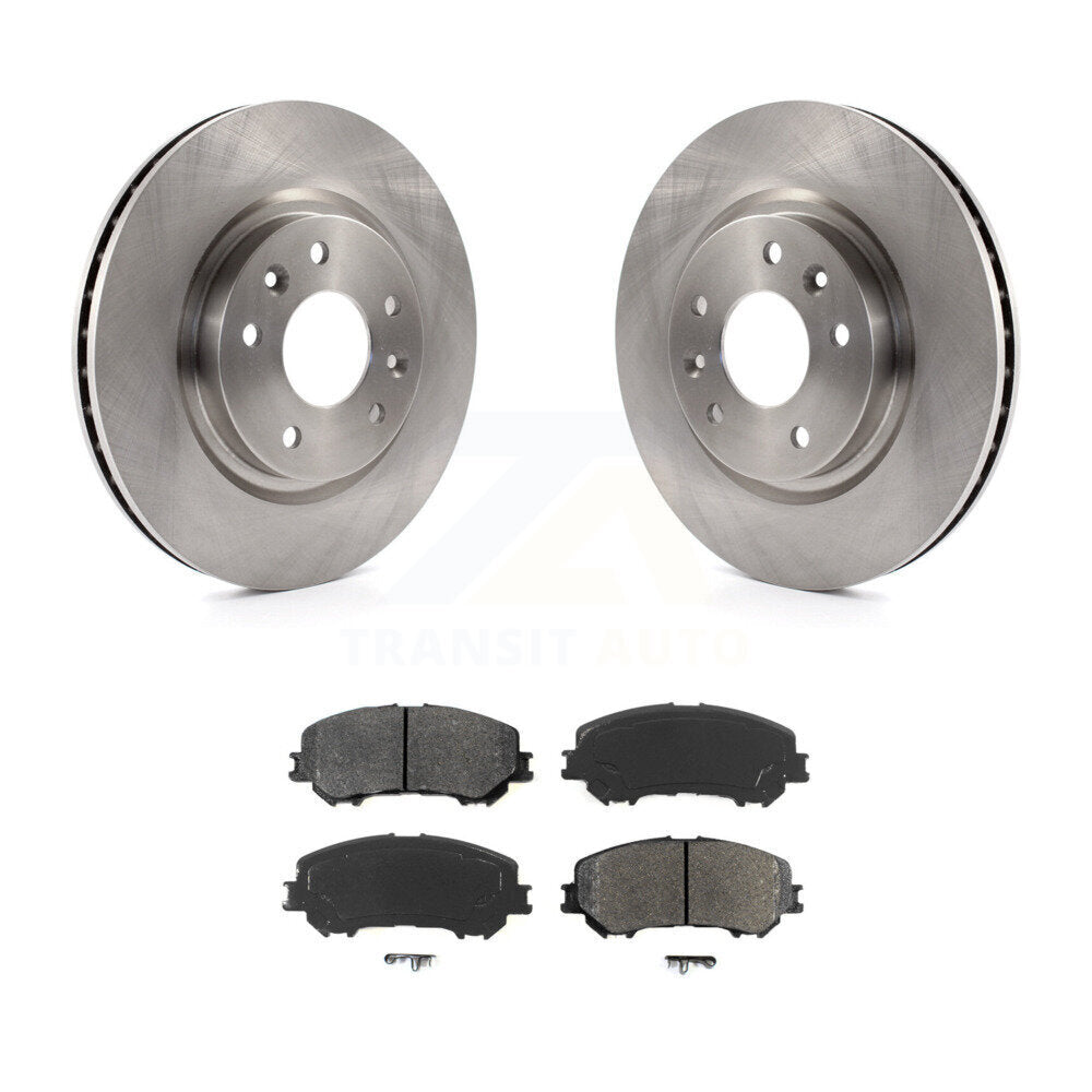 Disc Brake Rotors And Semi-Metallic Pad Front Kit For Nissan Rogue Sport Qashqai