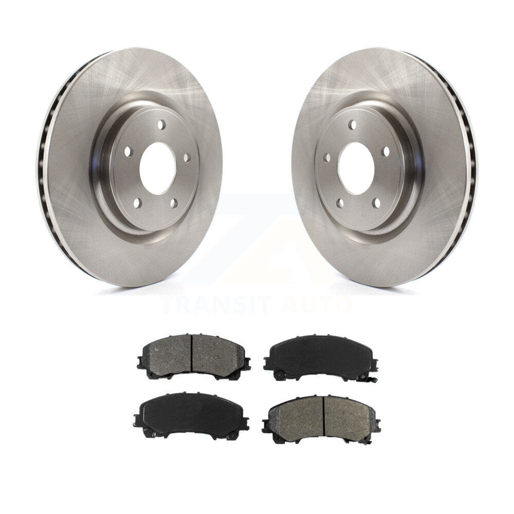 Disc Brake Rotors And Semi-Metallic Pads Front Kit For Nissan Rogue