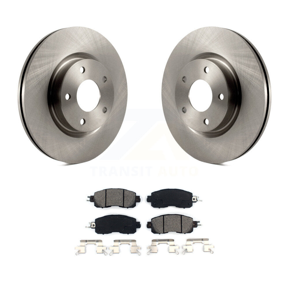 Disc Brake Rotors And Semi-Metallic Pads Front Kit For Nissan Altima