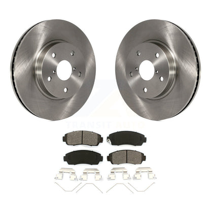 Disc Brake Rotors & Semi-Metallic Pad Front Kit For 2016-2019 Subaru Legacy 2.5L
