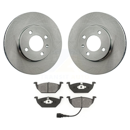 Brake Rotor Semi-Metallic Pad Front Kit For Volkswagen Jetta 1.9L Old Body Style