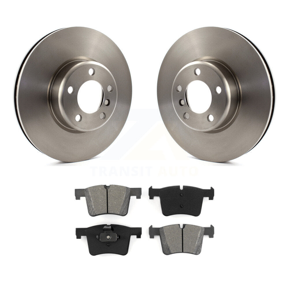 Disc Brake Rotors And Semi-Metallic Pads Front Kit For BMW 335i xDrive GT