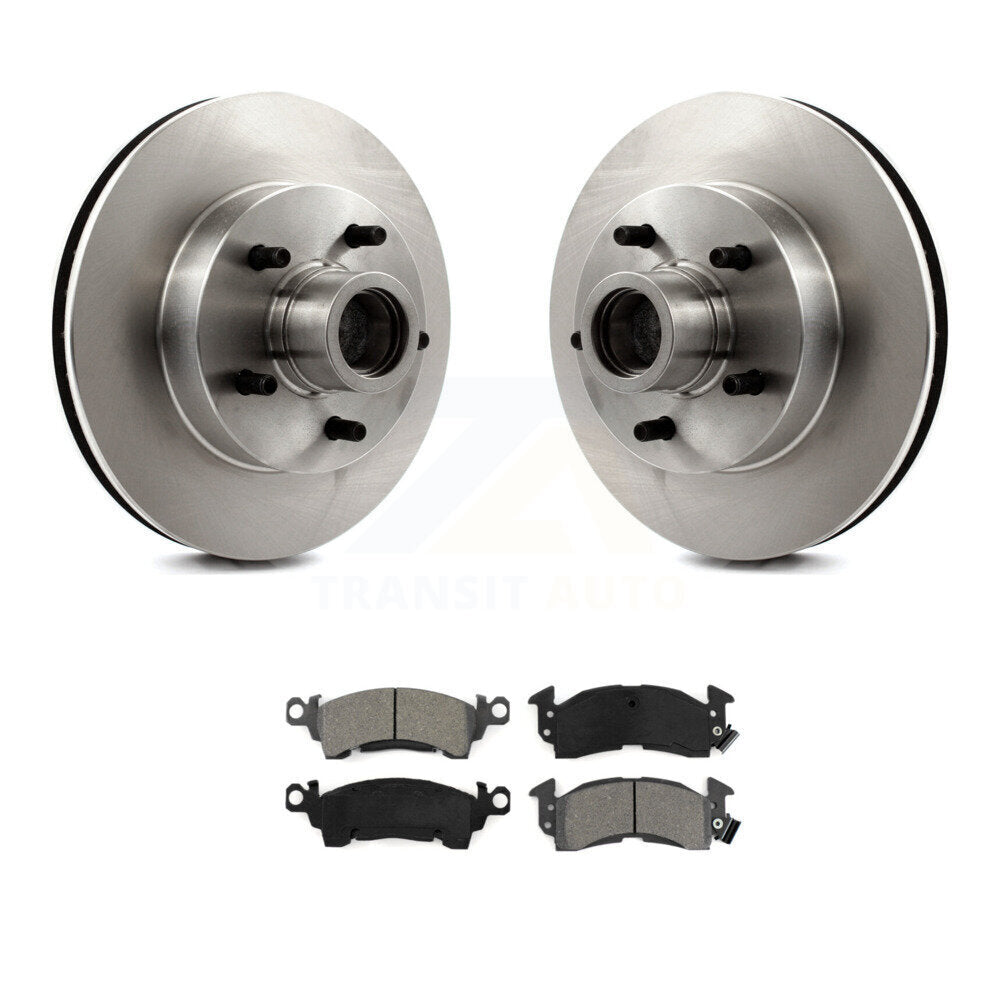 Brake Rotor Semi-Metallic Pad Front Kit For Chevrolet GMC C10 C1500 G20 G2500 K5